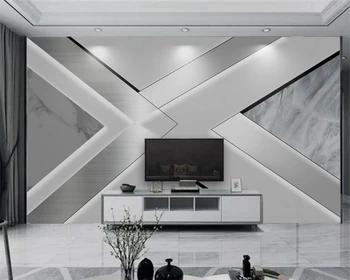  beibehang Özelleştirilmiş modern atmosfer İskandinav geometrik TV yatak odası oturma odası arka plan papel de parede duvar kağıdı