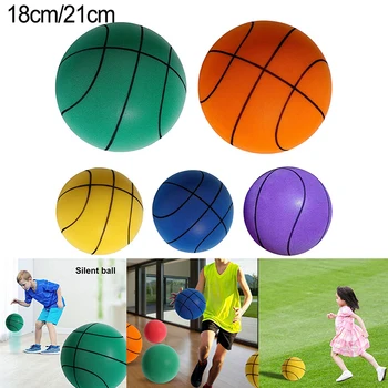  2023 Yeni Zıplayan Dilsiz Topu Kapalı Sessiz Atlama Topu Oyun Alanı Sıçrama Basketbol Eğitim Çocuk Spor Oyuncak Oyunları