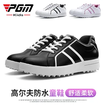  PGM Golf çocuk Ayakkabıları Rahat Spor Ayakkabı Sneakers Ayakabı Mikrofiber Su Geçirmez Kaymaz XZ220 Toptan